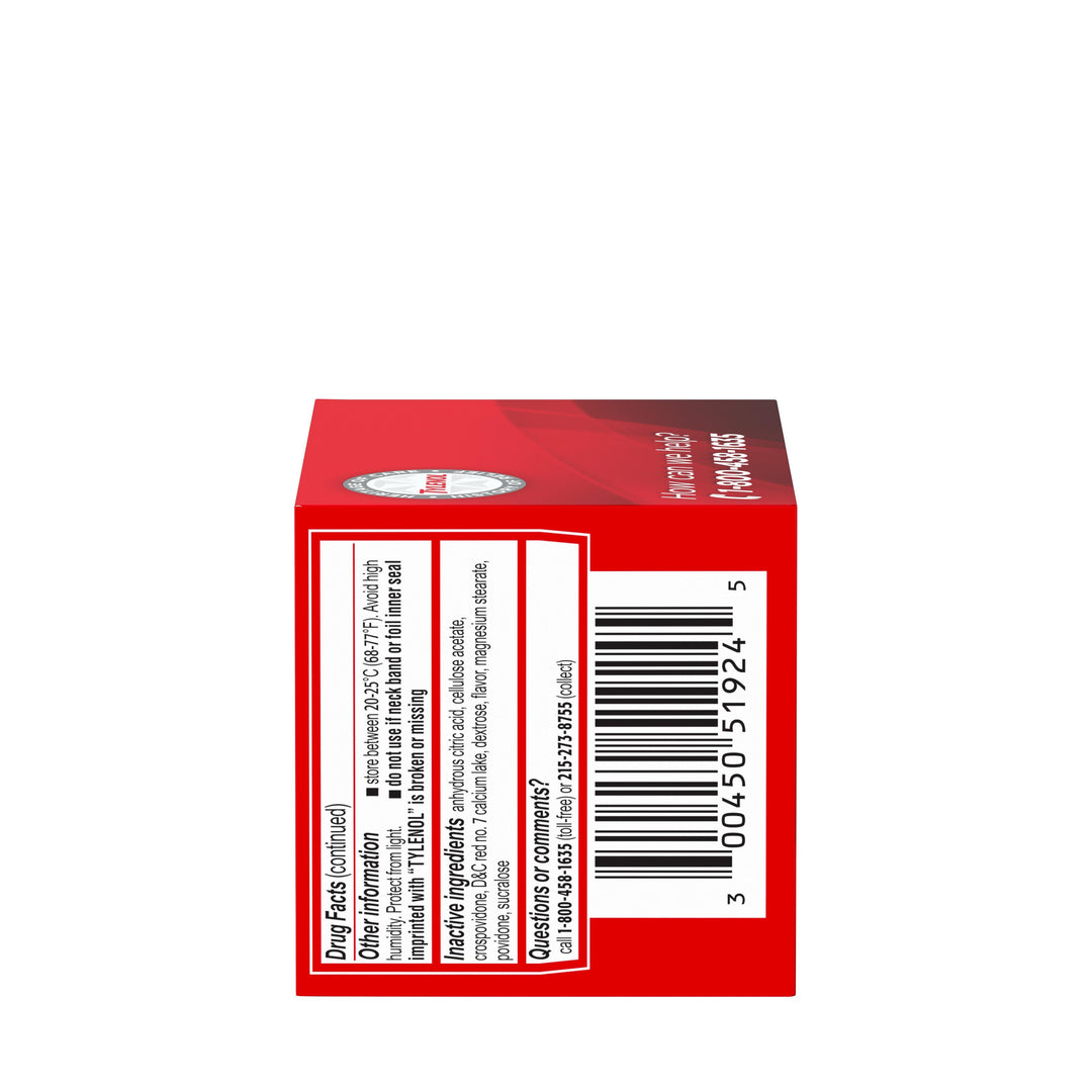 Tylenol Children's Bubblegum Chewables-24 Count-3/Box-16/Case
