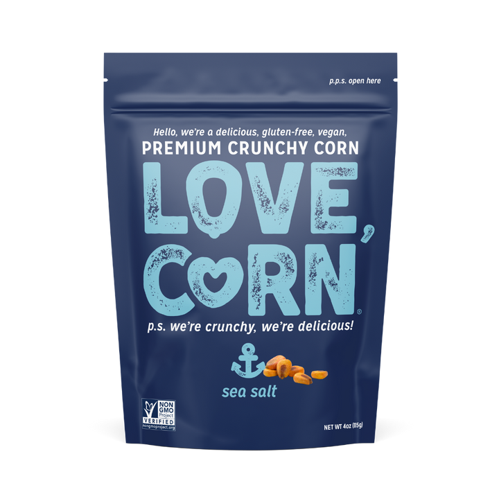 Love Corn Sea Salt Sharing Bag-4 oz.-12/Case