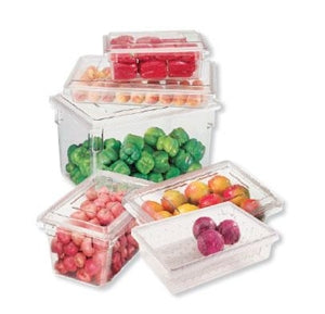 Cambro Camwear 12 Inch X 18 Inch X 6 Inch Deep 3 Gallon Clear Polycarbonate Food Storage Box-1 Each