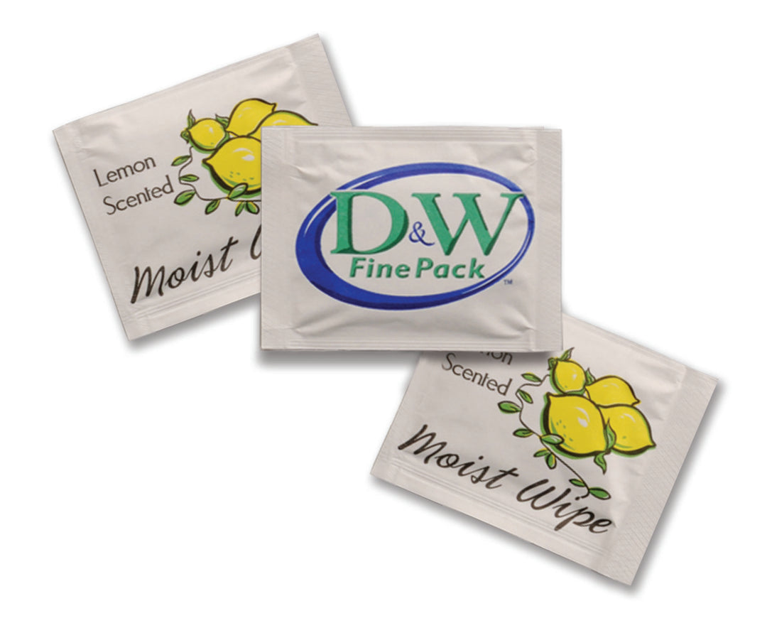 D & W Fine Pack Moist Wipes-1000 Each-1000/Box-1/Case