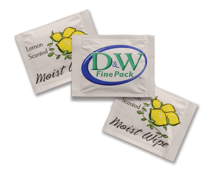 D & W Fine Pack Moist Wipes-1000 Each-1000/Box-1/Case