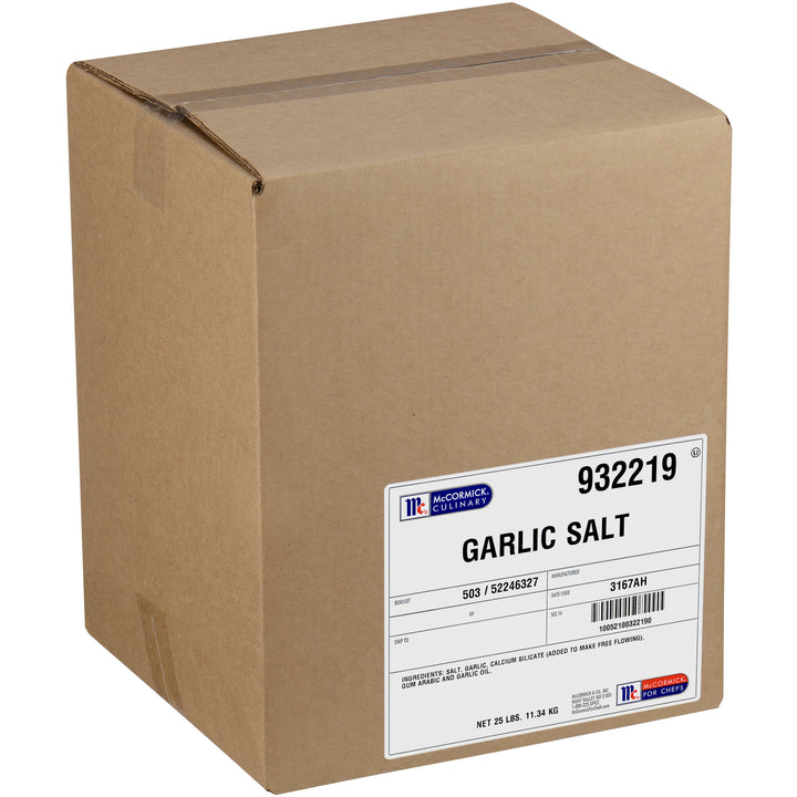 Mccormick Garlic Salt-25 lb.-1/Case