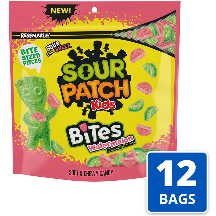 Sour Patch Kids Watermelon Bites Bag-12 oz.-12/Case