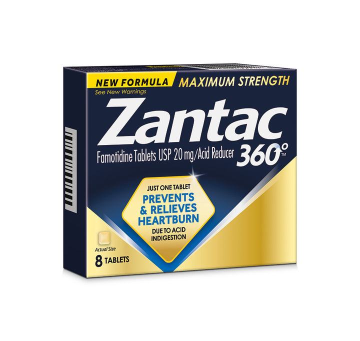 Zantac 360 20Mg 8 Count Blister-8 Count-3/Box-8/Case