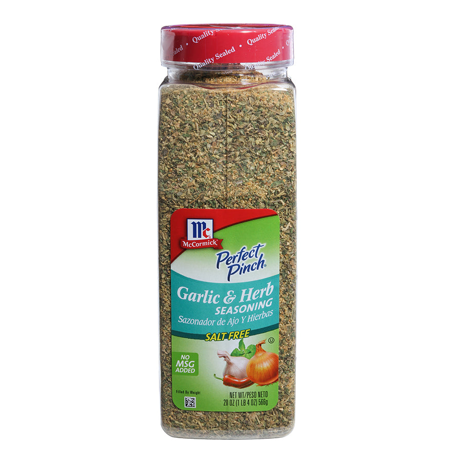 Mccormick Perfect Pinch Salt Free Garlic & Herb-20 oz.-6/Case