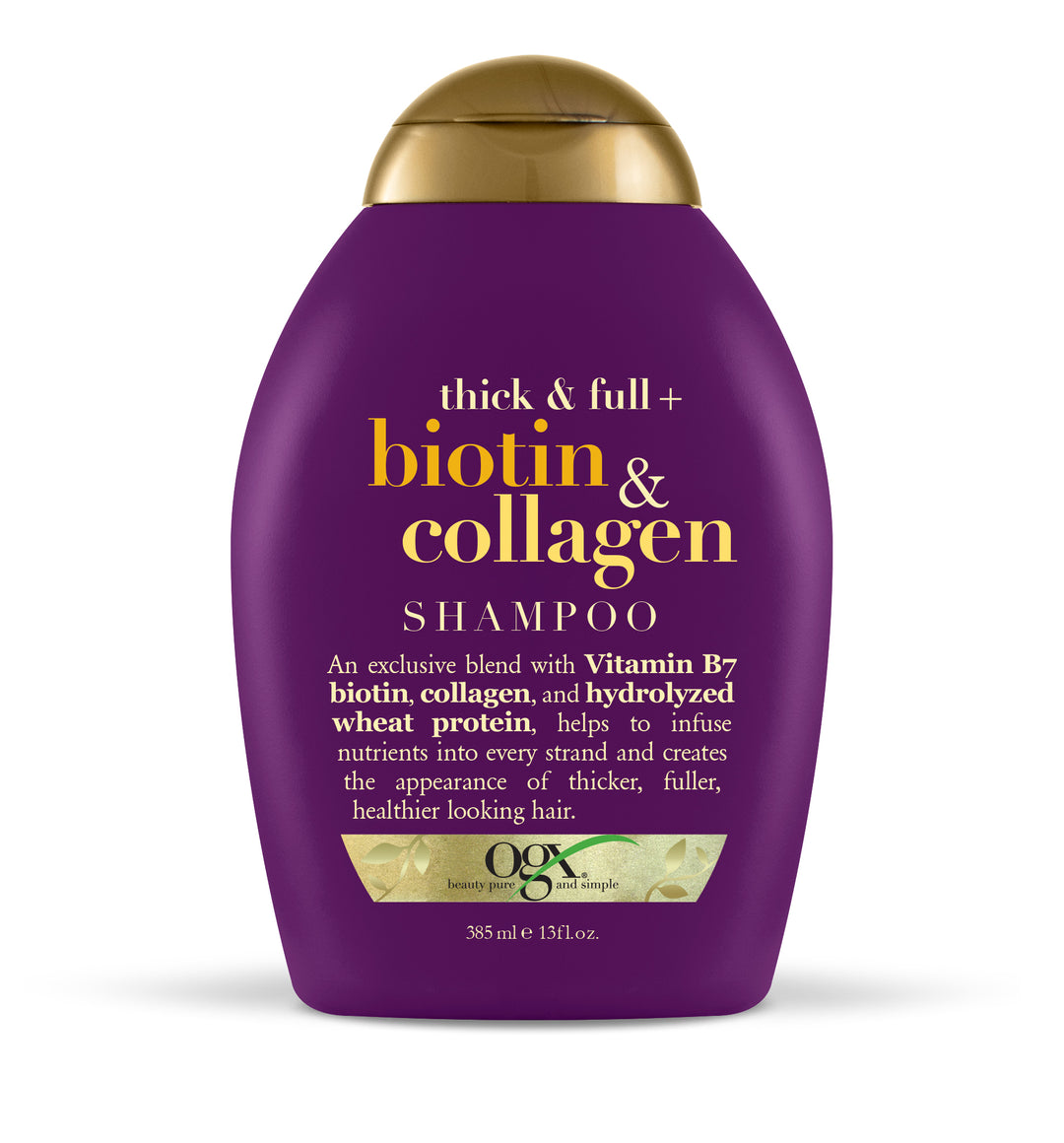 OGX Biotin & Collagen Shampoo-13 fl oz.-4/Case
