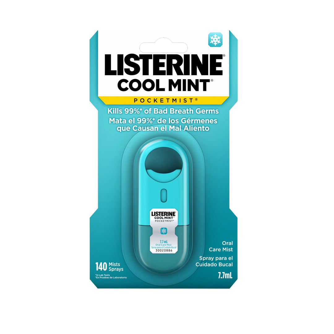 Listerine Cool Mint Pocketmist-7.7 Milileter-6/Box-6/Case