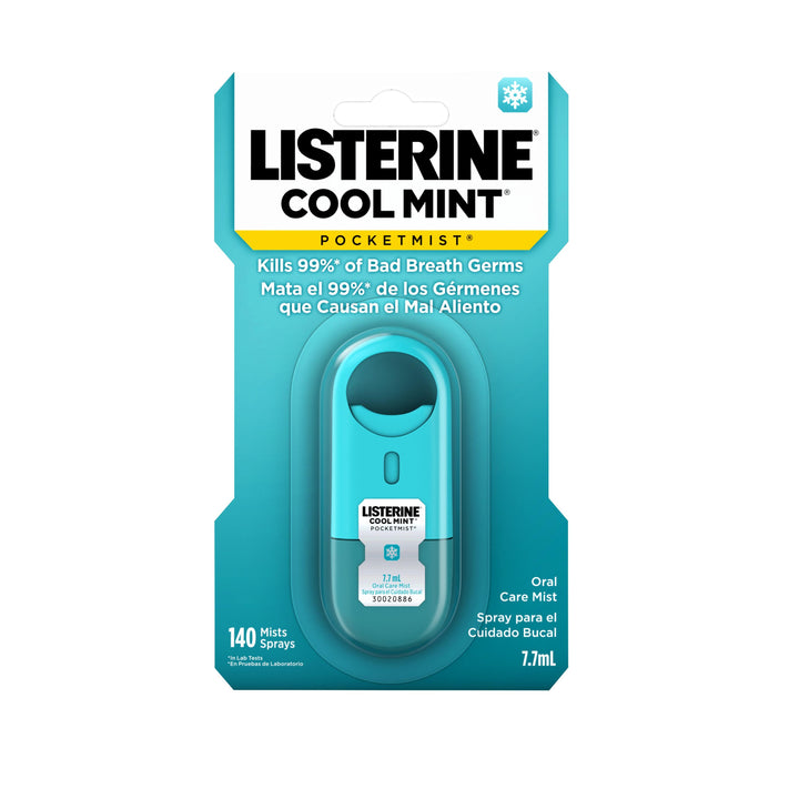 Listerine Cool Mint Pocketmist-7.7 Milileter-6/Box-6/Case