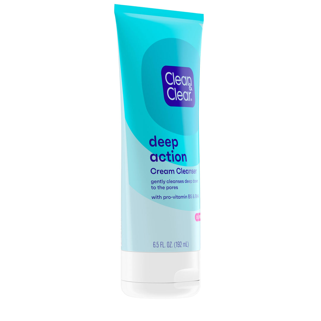 Clean & Clear Deep Action Cream Cleanser-6.5 oz.-3/Box-4/Case