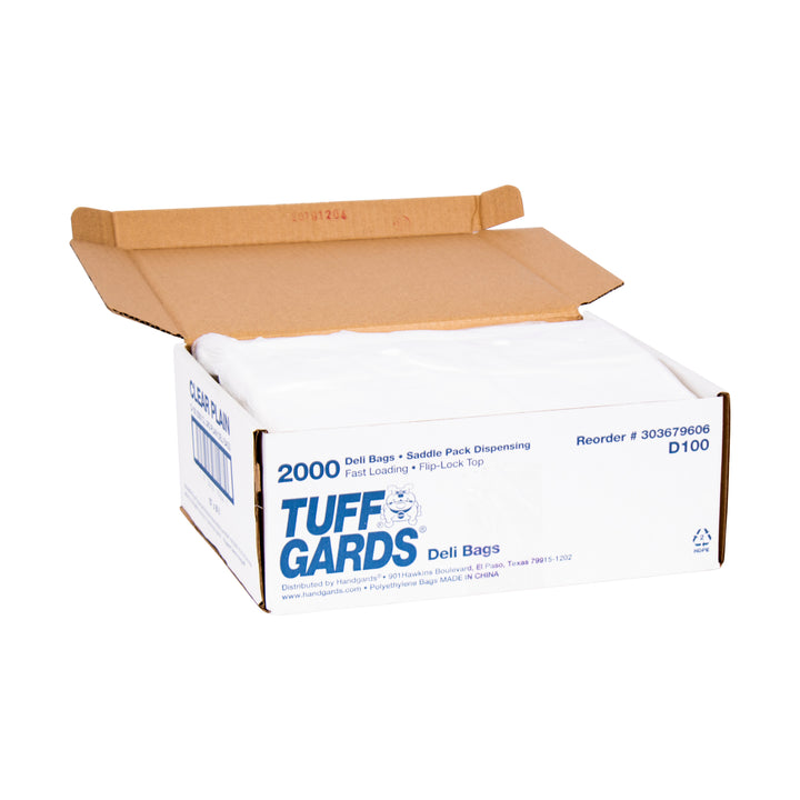 Tuffgards 10 Inch X 8.5 Inch Large High Density Saddle Deli Bag-2000 Each-2000/Box-1/Case