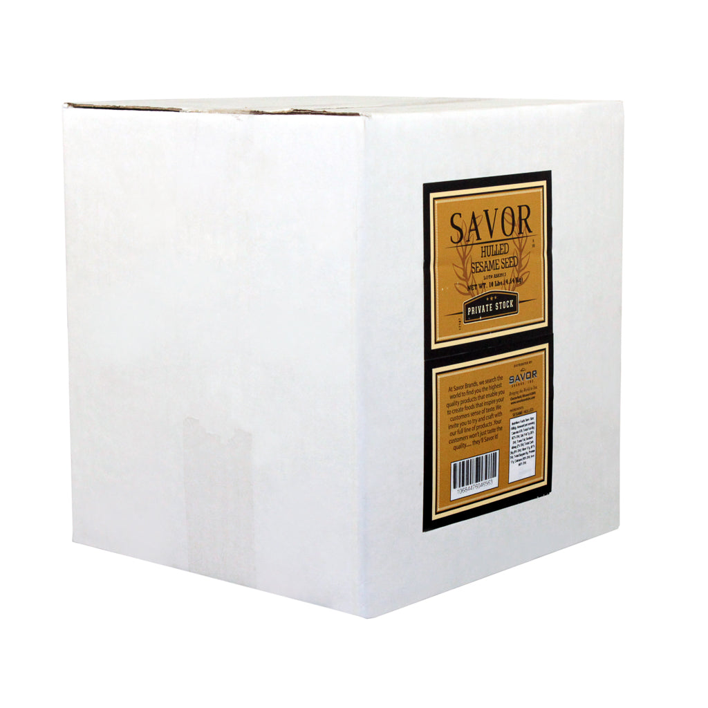 Savor Imports Hulled Sesame Seed-10 lb.-1/Case