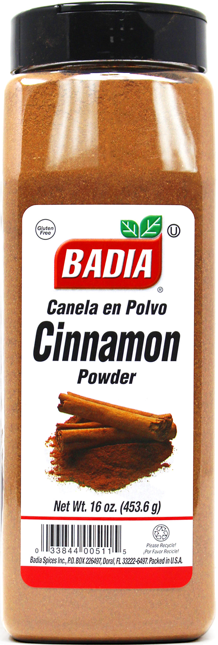 Badia Cinnamon Powder-16 oz.-6/Case