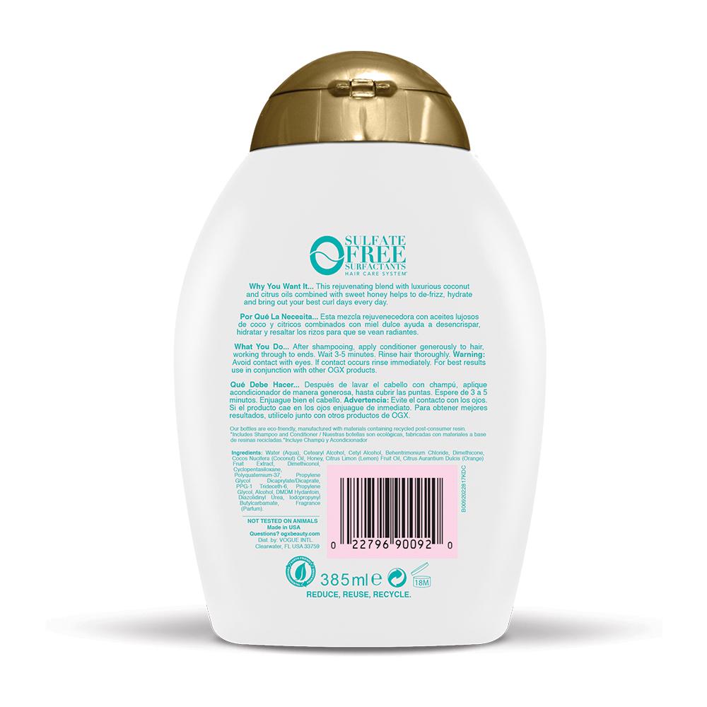 OGX Coconut Curls Conditioner-385 Milliliter-4/Case
