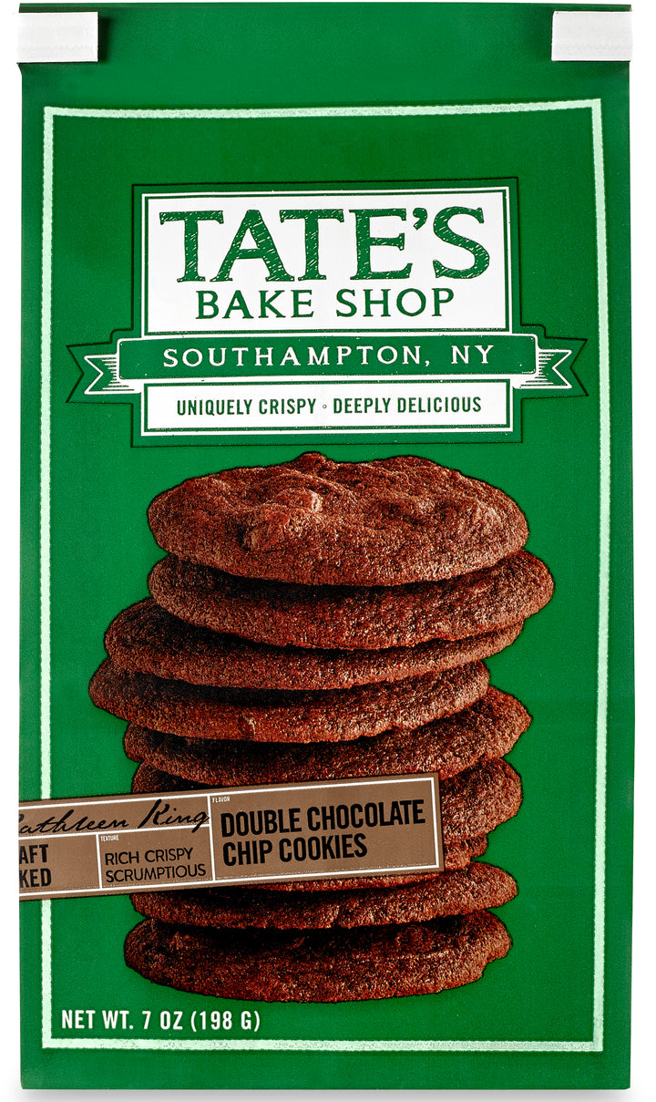 Tate's Bake Shop Double Chocolate Chip Cookies-7 oz.-12/Case
