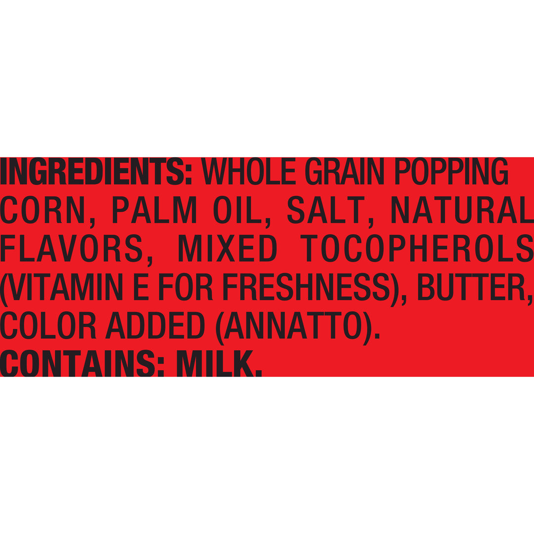 Orville Redenbachers Snack Butter Popcorn-3.3 oz.-36/Case