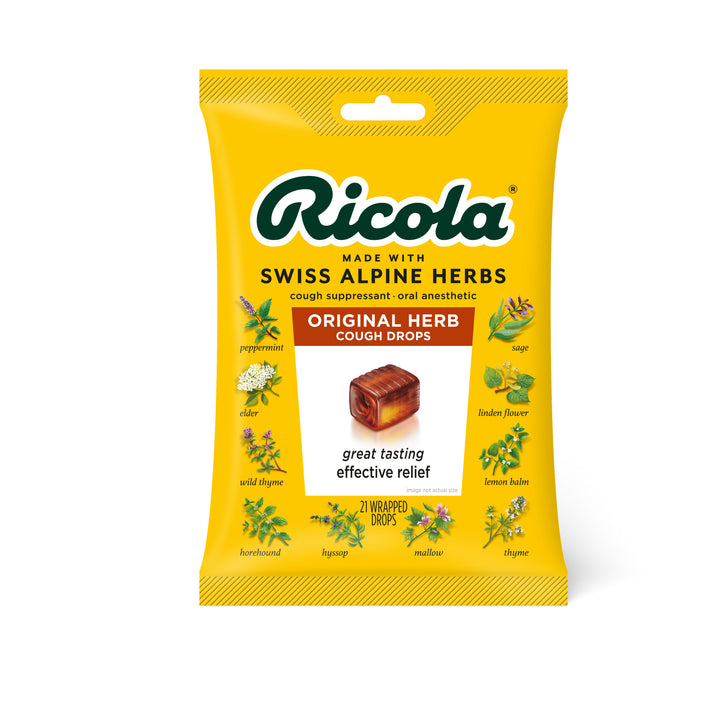 Ricola Flavored Display-72 Count-1/Case