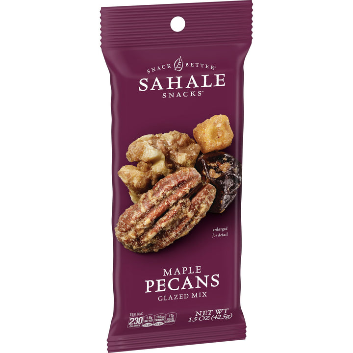 Sahale Pecans Maple Glazed Mix-1.5 oz.-18/Case
