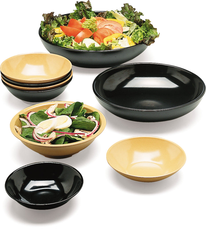 Carlisle Foodservice 6 Inch Black Salad Bowl-1 Each-1/Case
