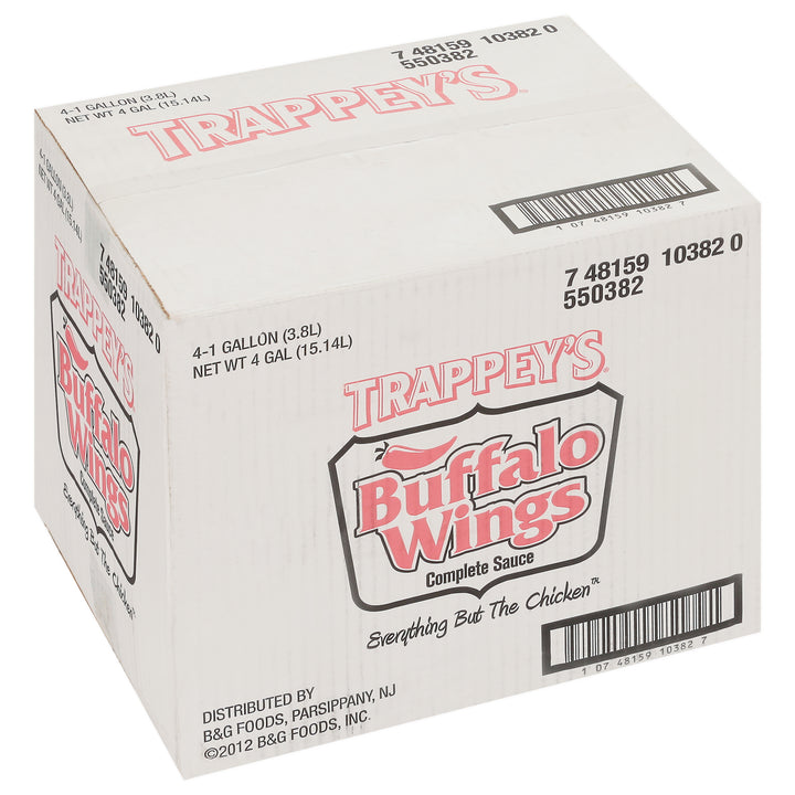 Trappey Buffalo Wings Bbq Sauce Bulk-1 Gallon-4/Case