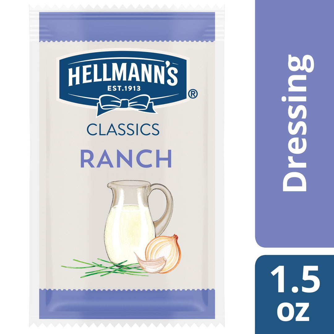 Hellmann's Classics Ranch Salad Dressing Single Serve-1.5 fl oz.-102/Case