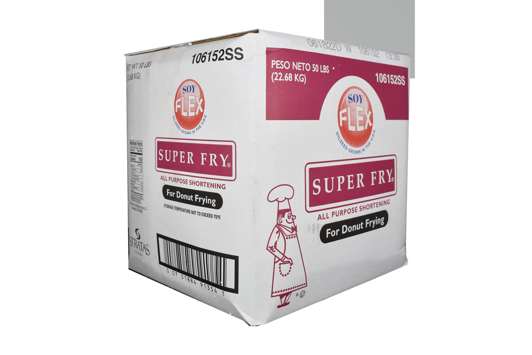 Super Fry Soy Flex All Purpose Donut Frying Shortening-50 lb.-1/Case