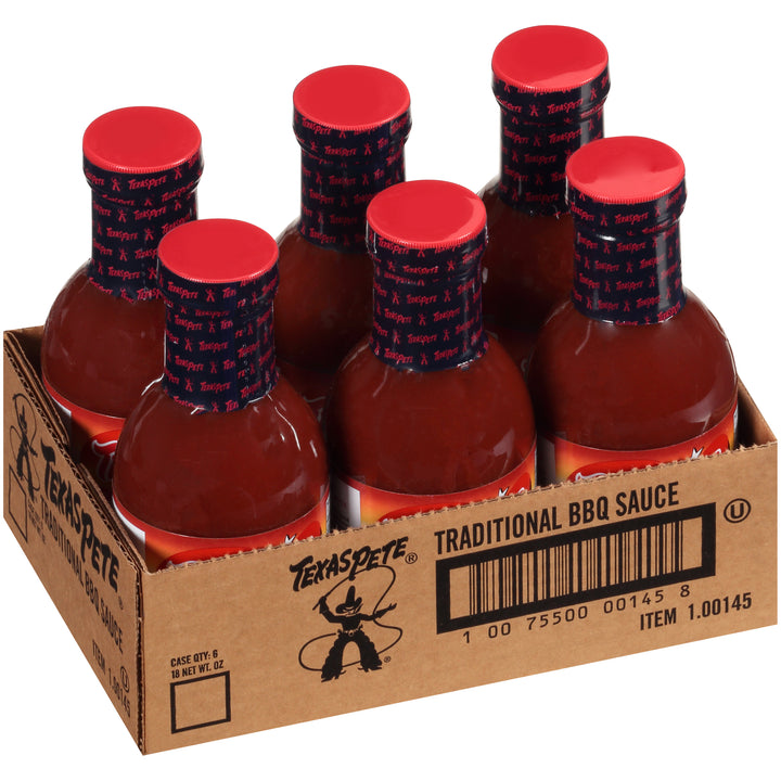 Texas Pete Traditional Bbq Sauce Bottle-16 oz.-6/Case