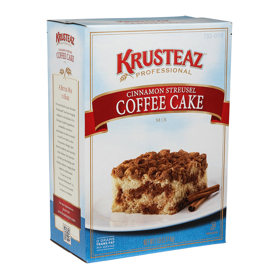 Krusteaz Professional Cinnamon Streusel Coffee Cake Mix-7 lb.-6/Case
