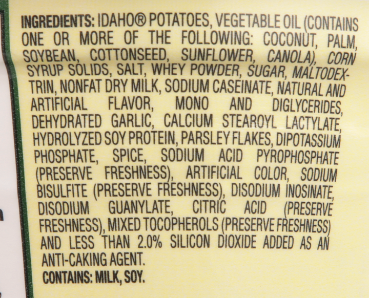Idahoan Foods Roasted Garlic Mashed Potato Microwavable Bowl-1.5 oz.-10/Case