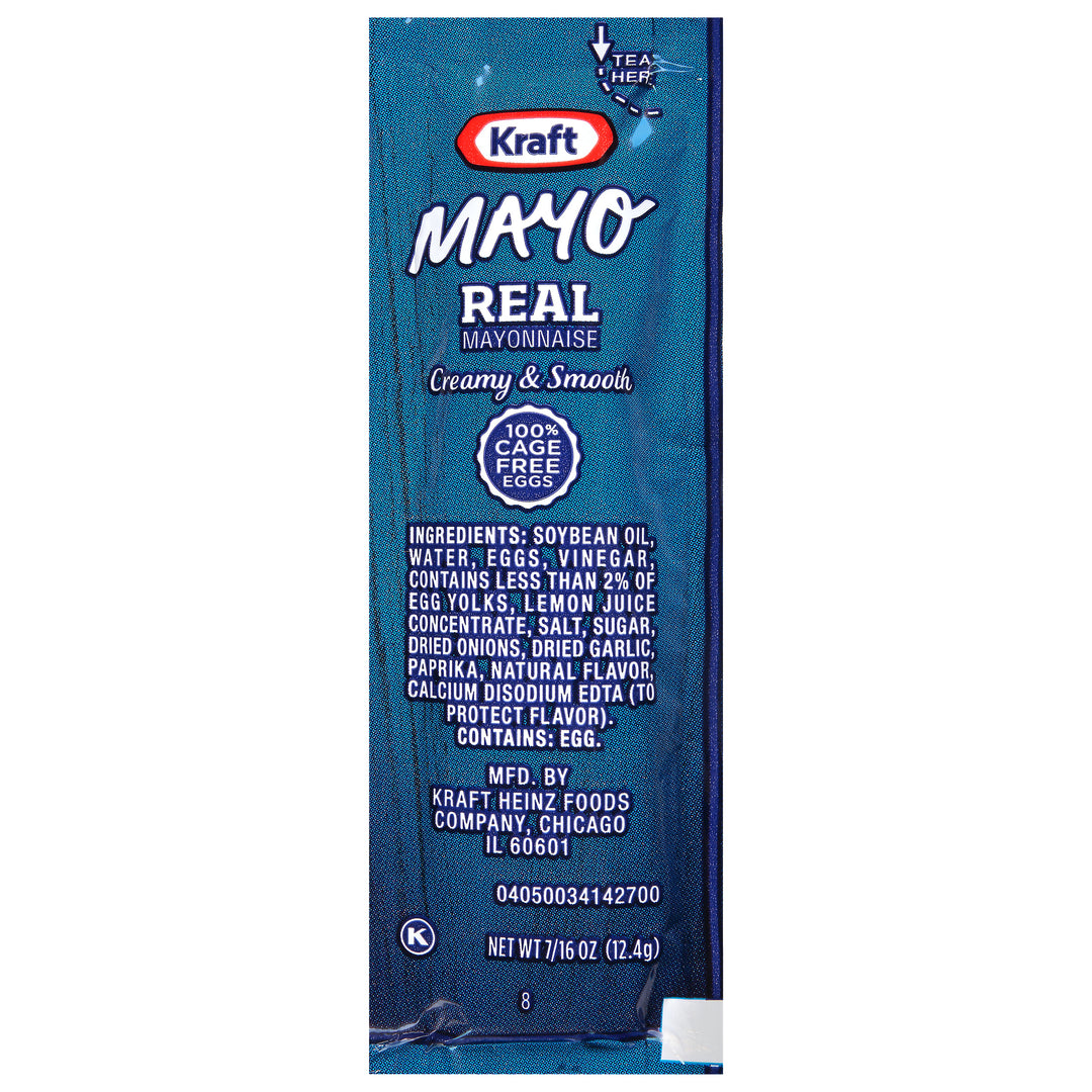 Kraft Mayonnaise Single Serve 500 Count-13.6 lb.-1/Case