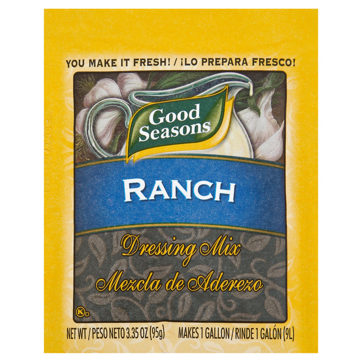 Good Seasons Ranch Salad Dressing Single Serve-3.35 oz.-20/Case