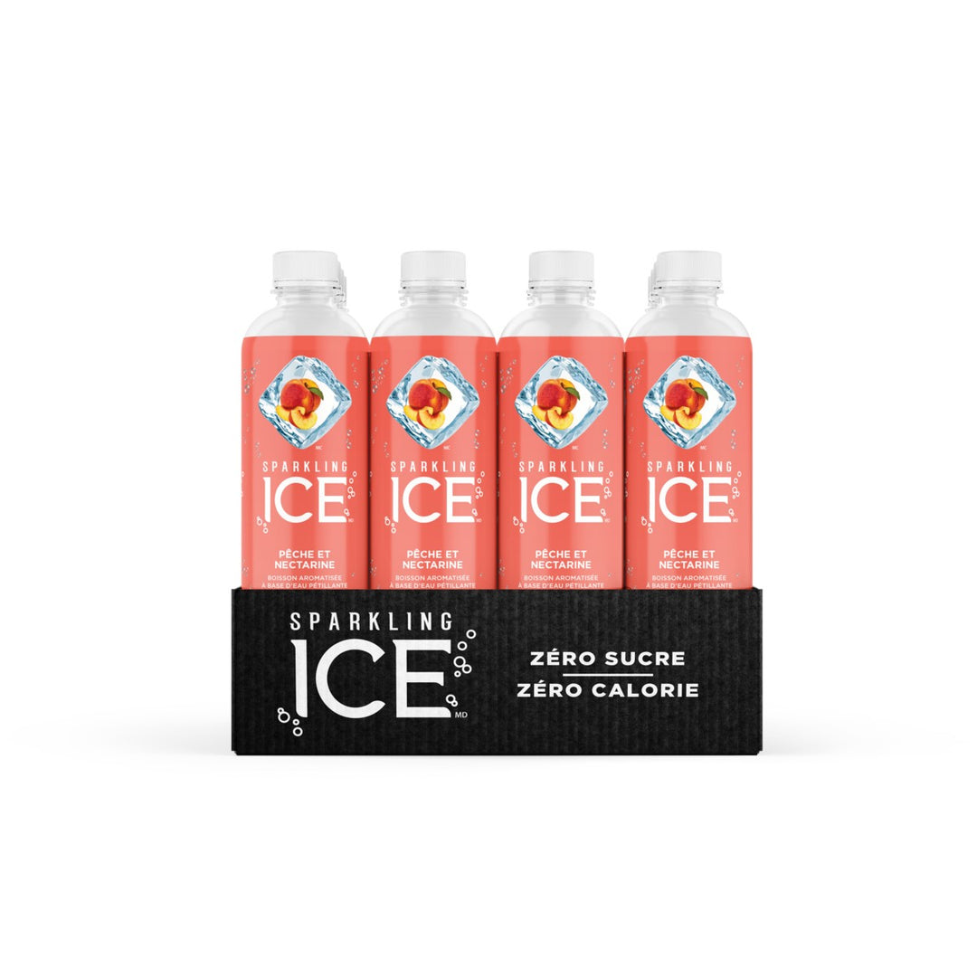 Sparkling Ice Peach Nectarine Flavored Sparkling Water-17 fl oz.-12/Case