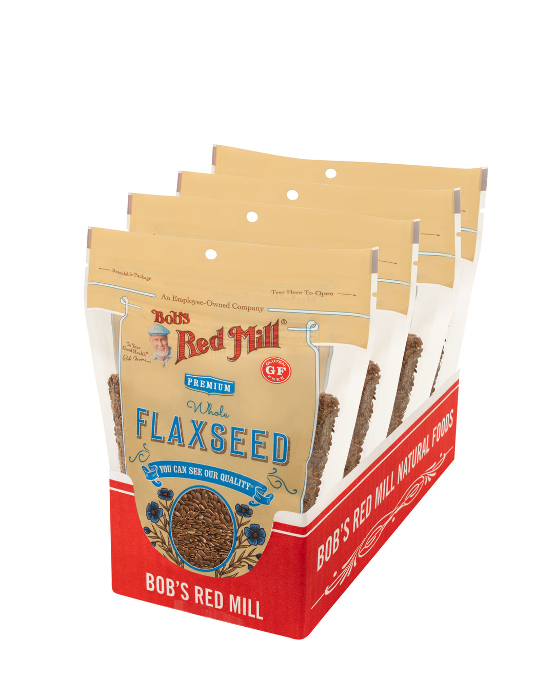 Bob's Red Mill Natural Foods Inc Flax Seed-13 oz.-4/Case