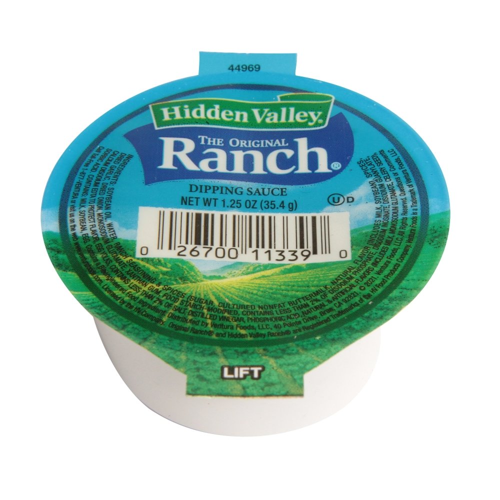 Hidden Valley Original Ranch Dressing Single Serve-1.25 oz.-160/Case