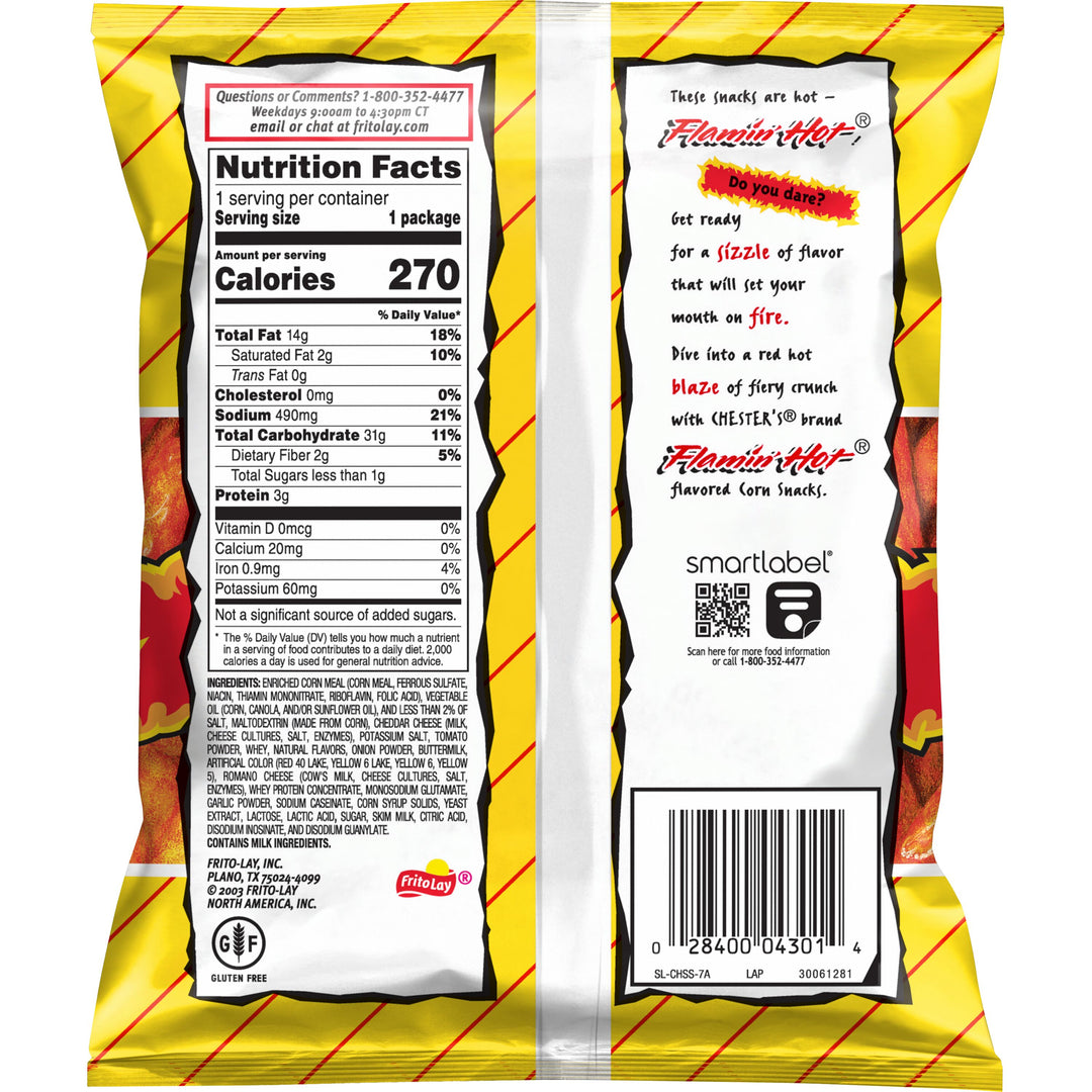 Frito Lay Flamin Hot Mixed Box-60 Count-1/Case