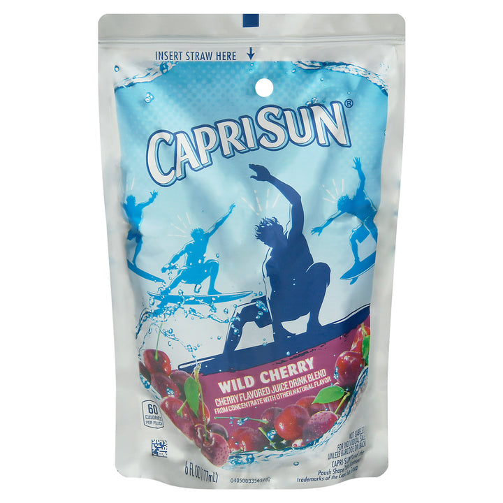 Capri Sun Ready To Drink Wild Cherry Juice-6 fl oz.s-40/Case