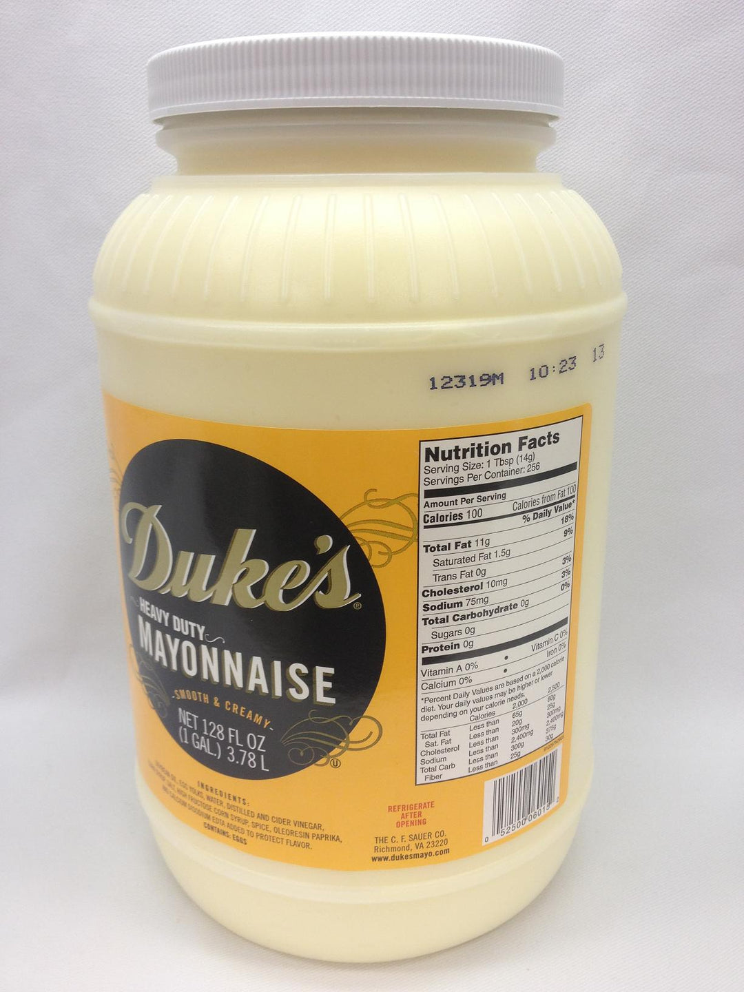 Duke's Heavy Duty Mayonnaise Bulk-1 Gallon-4/Case