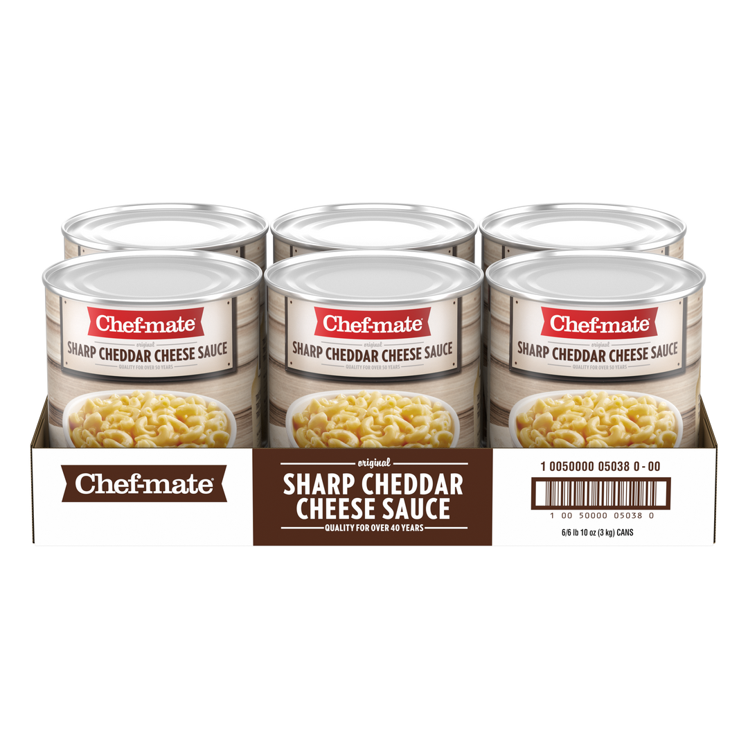 Chef-Mate Sharp Cheddar Cheese Sauce-6.62 lb.-6/Case