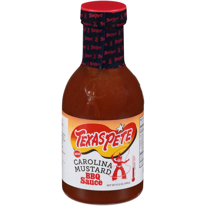Texas Pete Carolina Mustard Bbq Sauce Bottle-17.5 oz.-6/Case