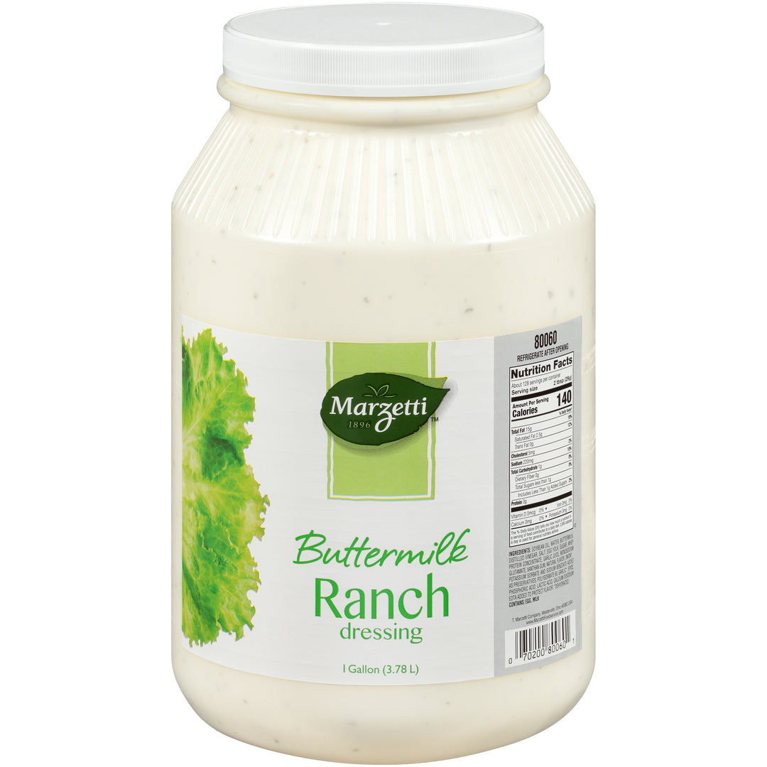 Marzetti Buttermilk Ranch Dressing Bulk-1 Gallon-4/Case MPN# 80060 Round Eye Supply Marzetti Buttermilk Ranch Dressing Bulk-1 Gallon-4/Case MPN# 80060 Round Eye Supply