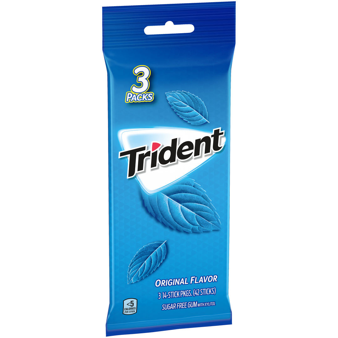 Trident Original Sugar Free Gum-42 Count-20/Case