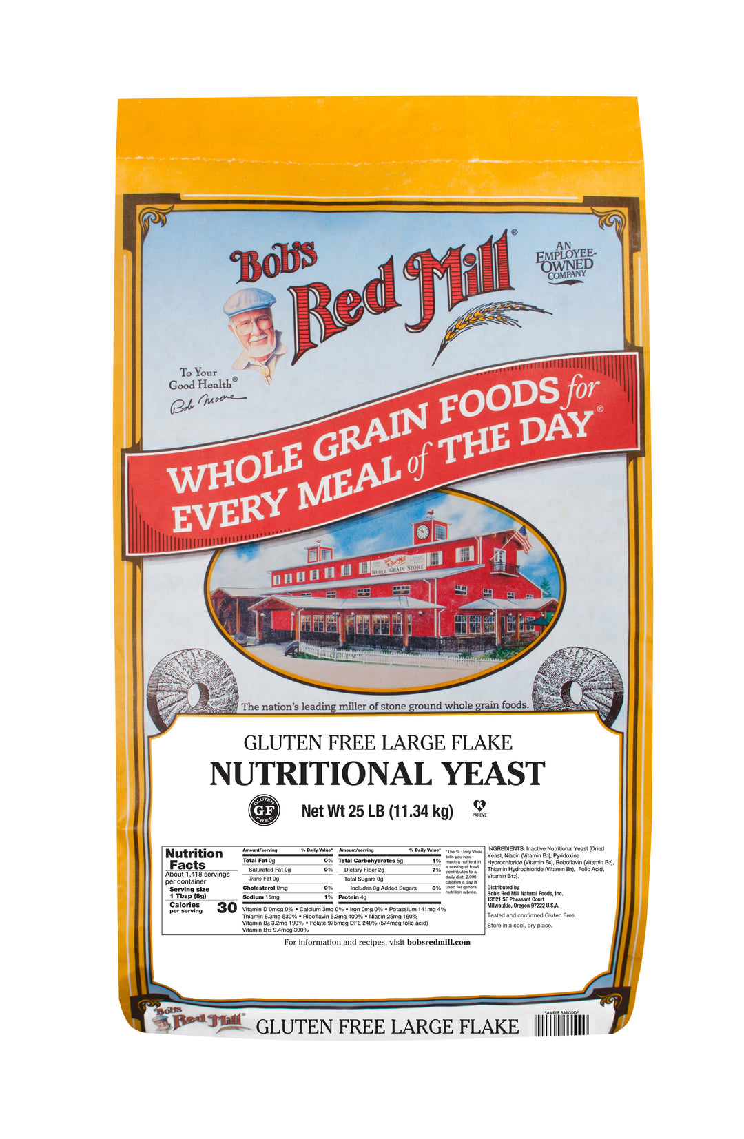 Bob's Red Mill Natural Foods Inc Nutritional Yeast-25 lb.