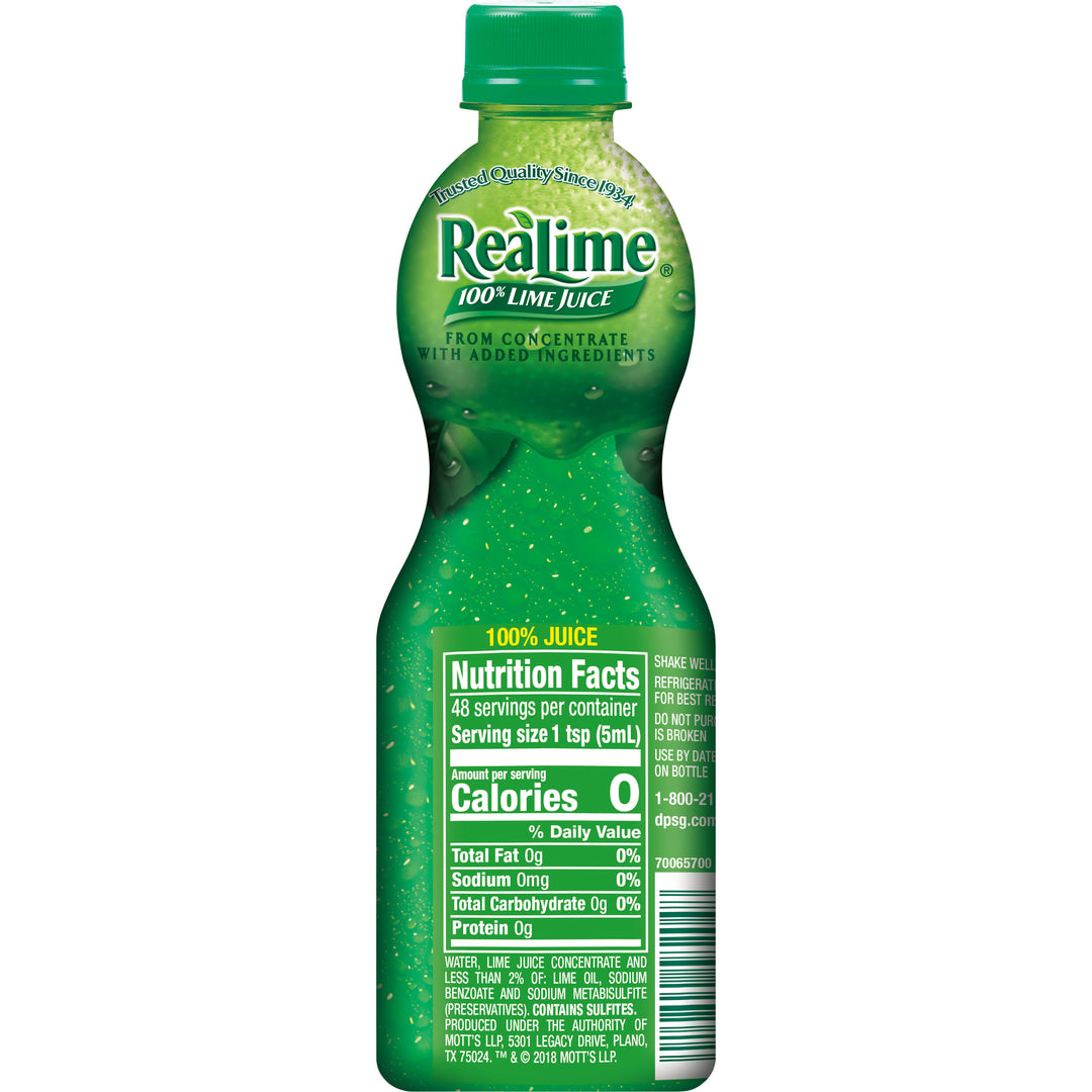 Realemon Lime Juice-8 fl oz.s-12/Case