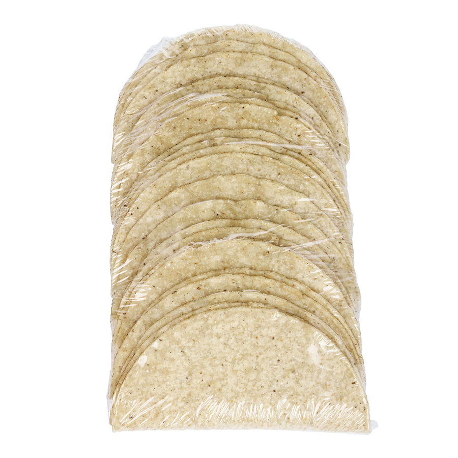 Mission Foods 5 Inch Regular White Taco Shell-25 Count-8/Case