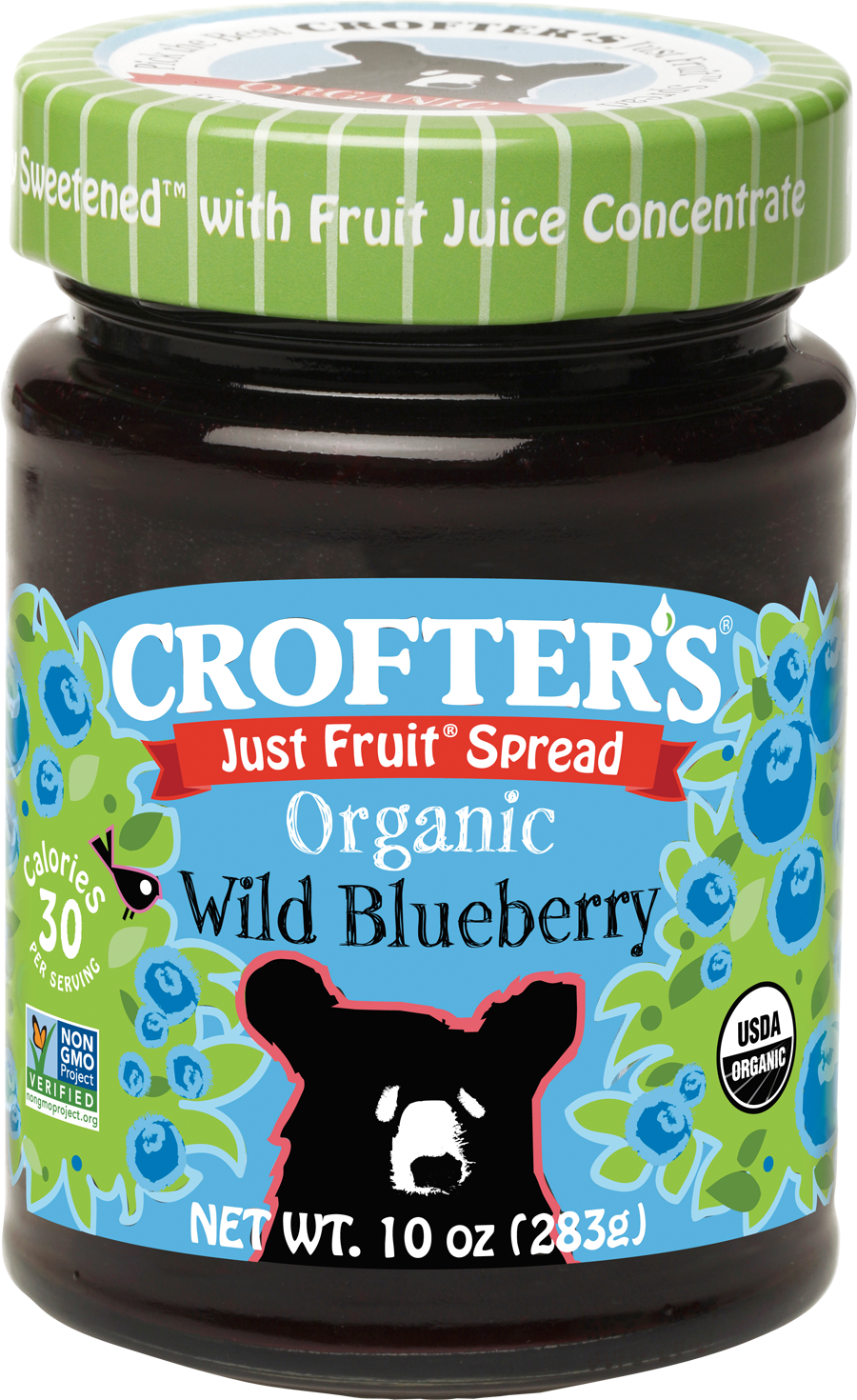 Crofters Organic Spread Fruit Blueberry 6/10 Oz.