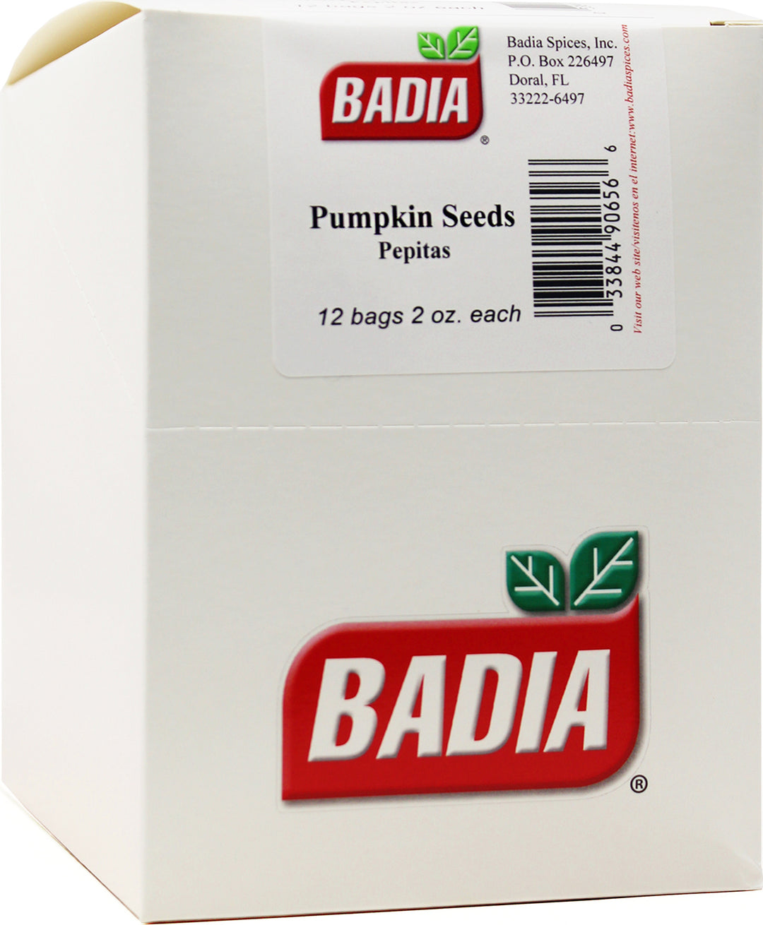 Badia Pepitas Pumpkin Seed-2 oz.-12/Box-30/Case
