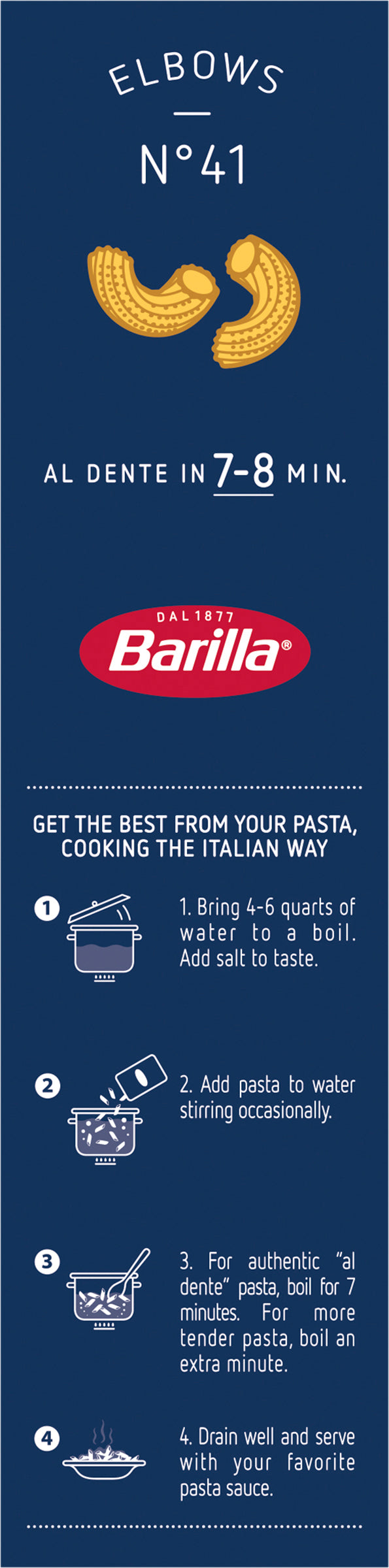 Barilla Elbow Pasta-16 oz.-16/Case