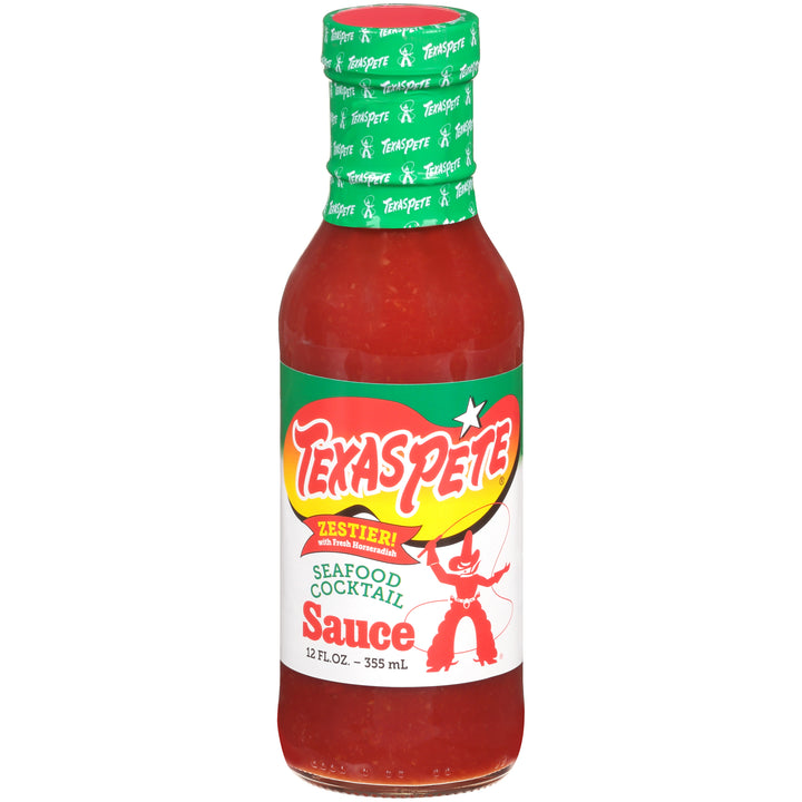 Texas Pete Seafood Cocktail Sauce Bottle-12 oz.-12/Case