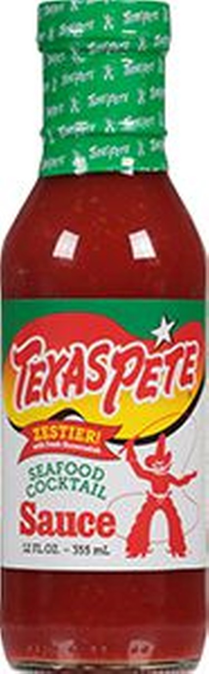 Texas Pete Seafood Cocktail Sauce Bottle-12 oz.-12/Case