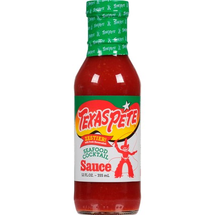 Texas Pete Seafood Cocktail Sauce Bottle-12 oz.-12/Case