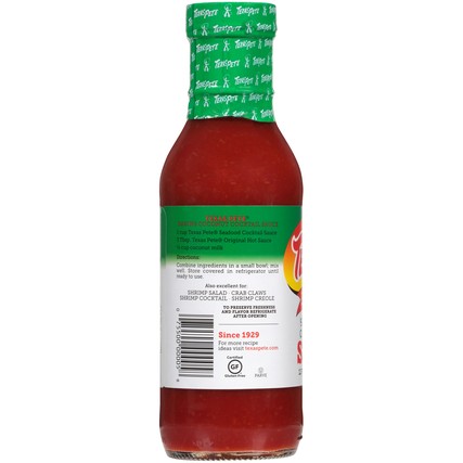 Texas Pete Seafood Cocktail Sauce Bottle-12 oz.-12/Case